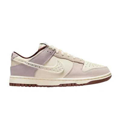 Pre-owned Nike Wmns Dunk Low Lx 'crochet Swoosh' | Cream | Women's Size 10 In White