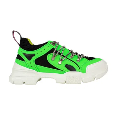 Pre-owned Gucci Flashtrek 'neon Green' | Men's Size 9.5