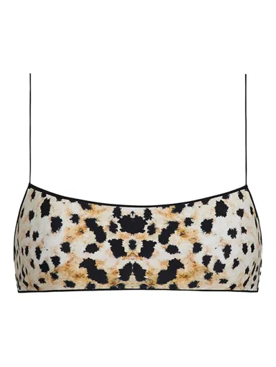 Tropic Of C The C Bikini Top In Animal Print