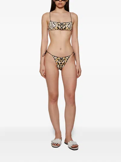 Tropic Of C The C Bikini Top In Animal Print