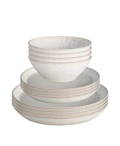 Denby Kiln 12 Pc. Dinnerware Set, Service For 4 In Neutral