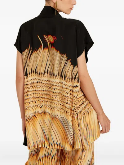 Lenny Niemeyer Abstract-print Belted Jacket In Multi