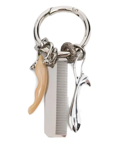 Benedetta Bruzziches Comb-charm Keyring In Multi