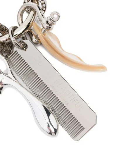 Benedetta Bruzziches Comb-charm Keyring In Multi