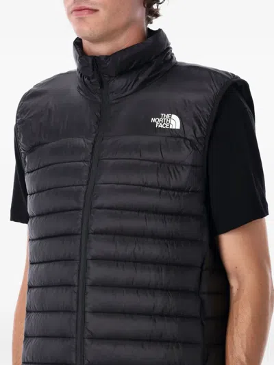 The North Face Men Black Logo Puffer Vest, Xl Luxury Jackets For Men Darveys In Black