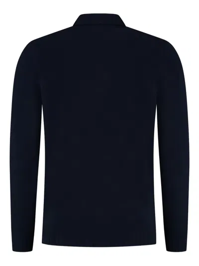 Fedeli Cotton Sweater In Blue