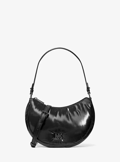 Michael Kors Kyla Small Puffy Convertible Pochette In Black