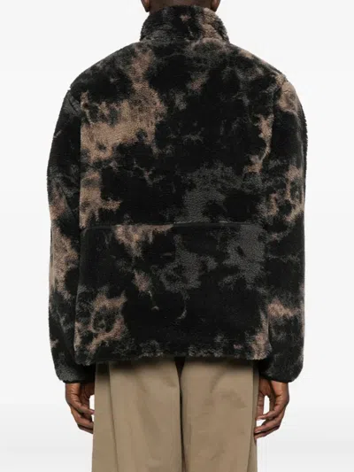 The North Face Mens Tnf Black Light Refract Extreme Pile High-neck Woven Sweatshirt Xl In Multi