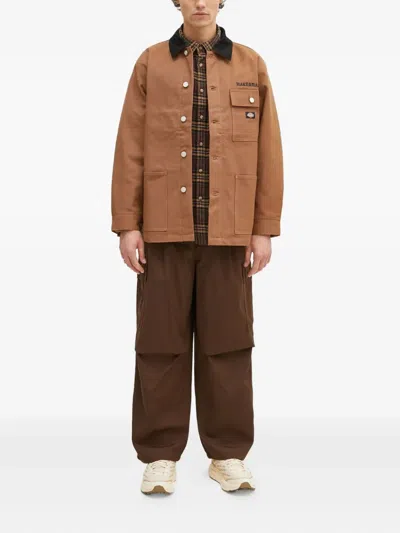 Barbour Checked Corduroy-panel Shirt In Multi