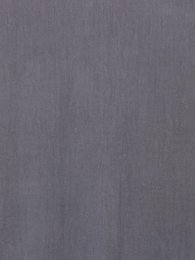 Yerse Johnson Grey Wool Blend Scarf  In Blue