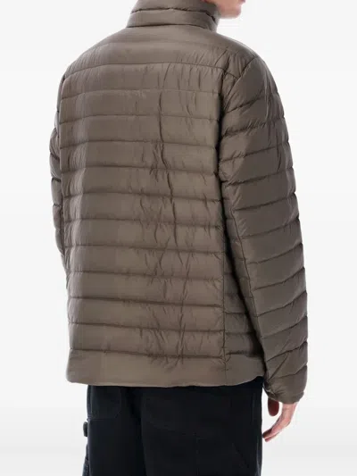 Patagonia Lightweight Down Sweater Outerwear Jacket In Brown