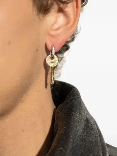 钥匙吊饰耳环