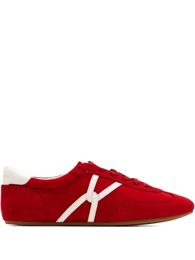 Veronica Beard Riviera Sneakers In Red