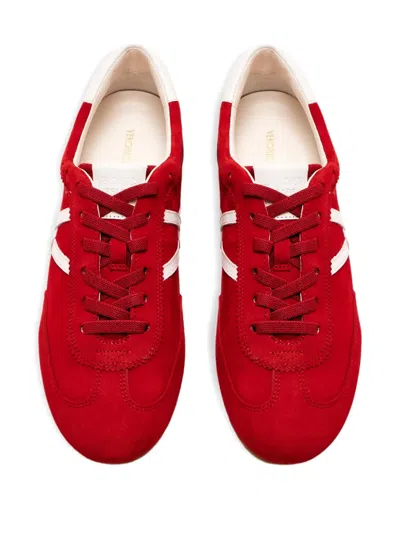 Veronica Beard Riviera Sneakers In Red
