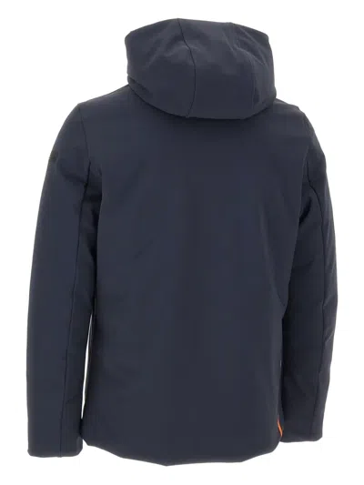 Rrd Hooded Padded Jacket In Blue