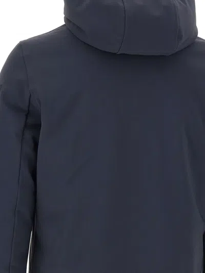 Rrd Hooded Padded Jacket In Blue