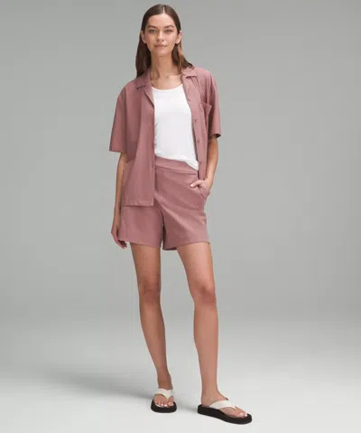 Lululemon Button-down Shirt In Pink