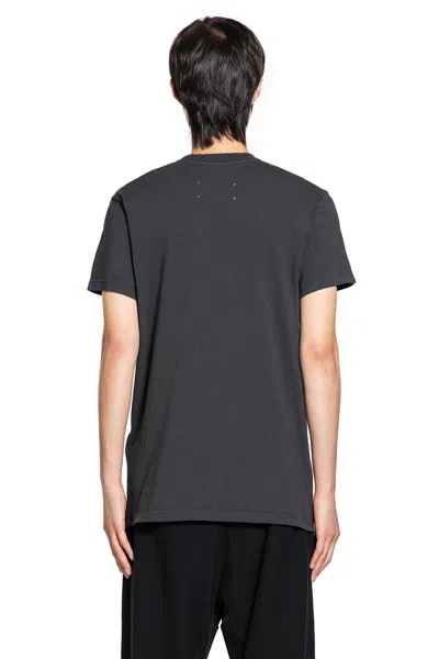 Maison Margiela Overdyed Cotton I M A Fan T-shirt In Black
