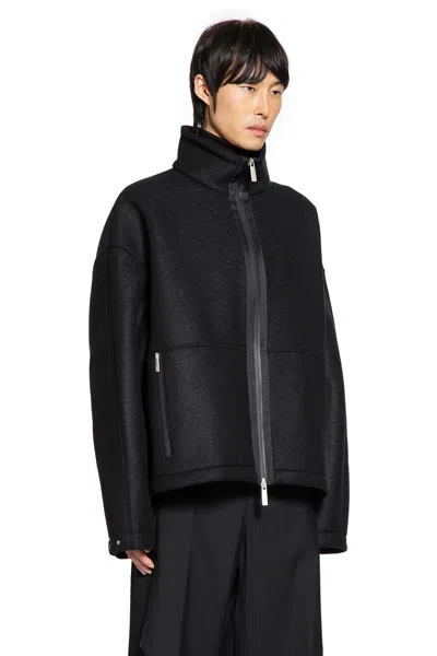 Herno Zip-fastening Jacket In Black