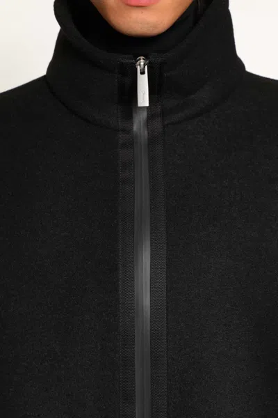 Herno Zip-fastening Jacket In Black