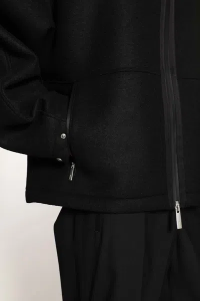 Herno Zip-fastening Jacket In Black