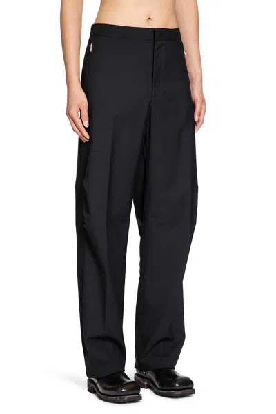 Herno Twisted Tailored Trousers In Black
