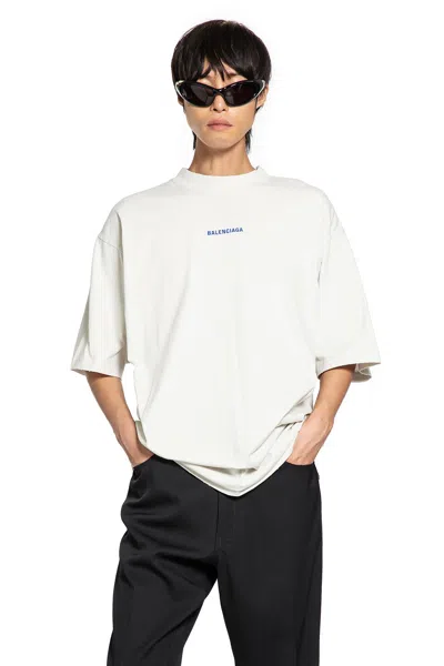 Balenciaga Back T-shirt Medium Fit In White