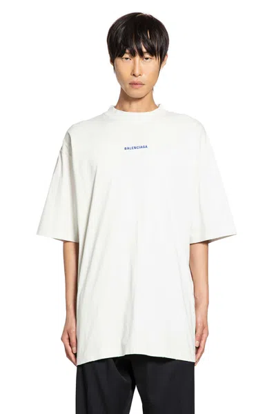 Balenciaga Back T-shirt Medium Fit In White