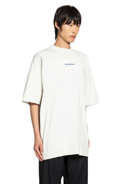 Balenciaga Back T-shirt Medium Fit In White