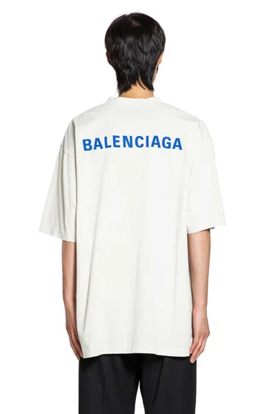Balenciaga Back T-shirt Medium Fit In White
