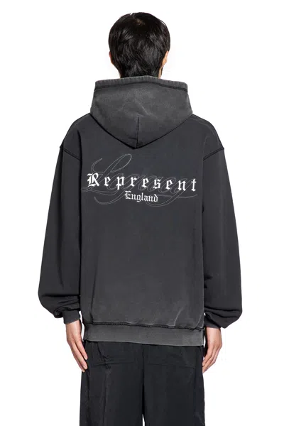 Represent England Legacy Hoodie In Gray