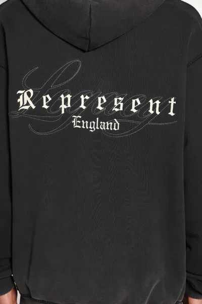 Represent England Legacy Hoodie In Gray
