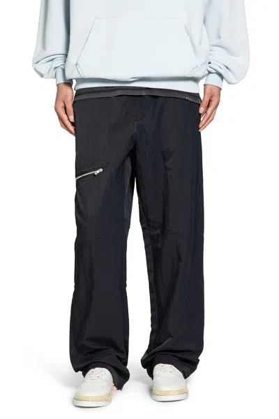 Represent Nylon Workwear Pants In Black