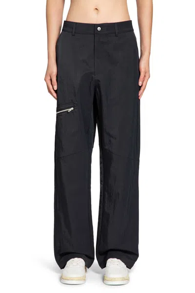 Represent Nylon Workwear Pants In Black