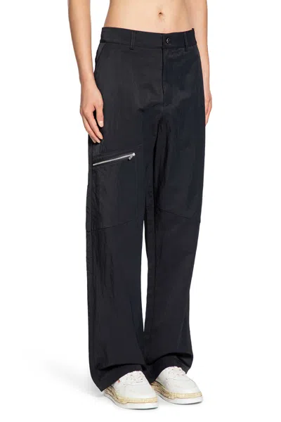 Represent Nylon Workwear Pants In Black