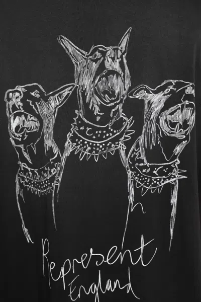 Represent Hand Drawn Thoroughbred T-shirt In Gray