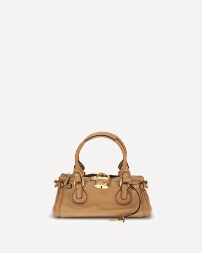 Chloé Brown Buffalo Leather Shoulder Bag In Brown