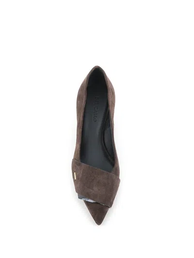 Del Carlo 55mm Pointed Toe Suede Pumps In Multi
