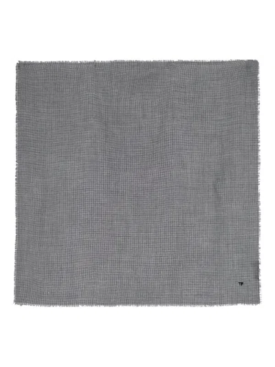 羊毛千鸟格纹围巾