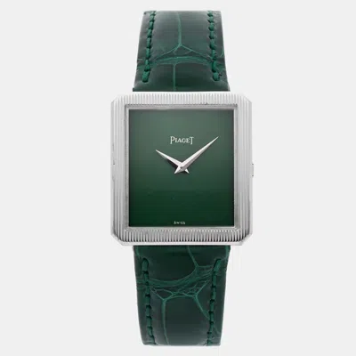 Pre-owned Piaget Protocole 9154 In Green