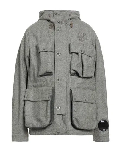 C.p. Company C. P. Company Man Coat Sage Green Size Xl Wool In Gray