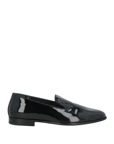 Seboy's Man Loafers Black Size 9 Leather In Black