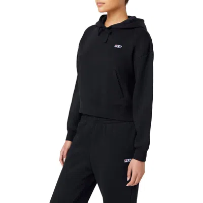 Fila Marina Womens Fitness Activewear Hoodie In Black