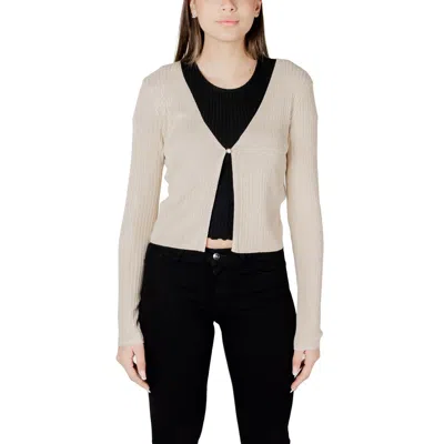 Morgan De Toi Gold Viscose Sweater In Neutral