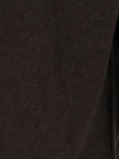 Antonelli Button Long-sleeved Sweater In Brown