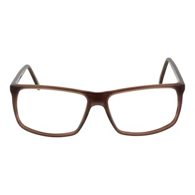 Andy Wolf Olive Unisex Optical Frames In Brown