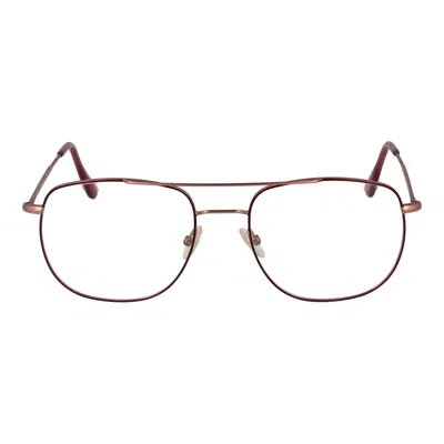 Andy Wolf Red Unisex Optical Frames In Gold