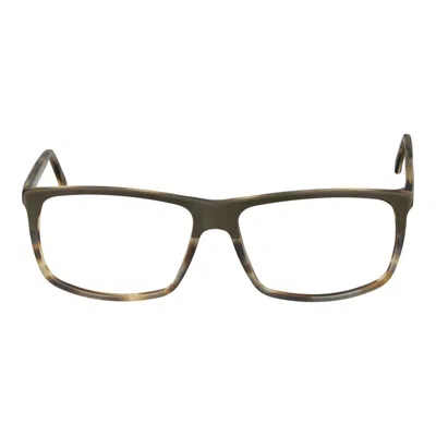 Andy Wolf Olive Unisex Optical Frames In Green