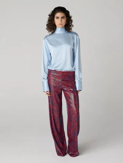 Diane Von Furstenberg Felix Pant In Blue