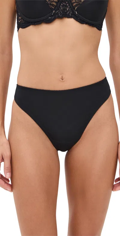Natori Persuasion Thong Black In Black